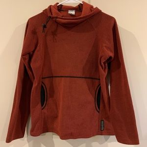 Melanzana Microgrid Hoodie V2 - Brick
